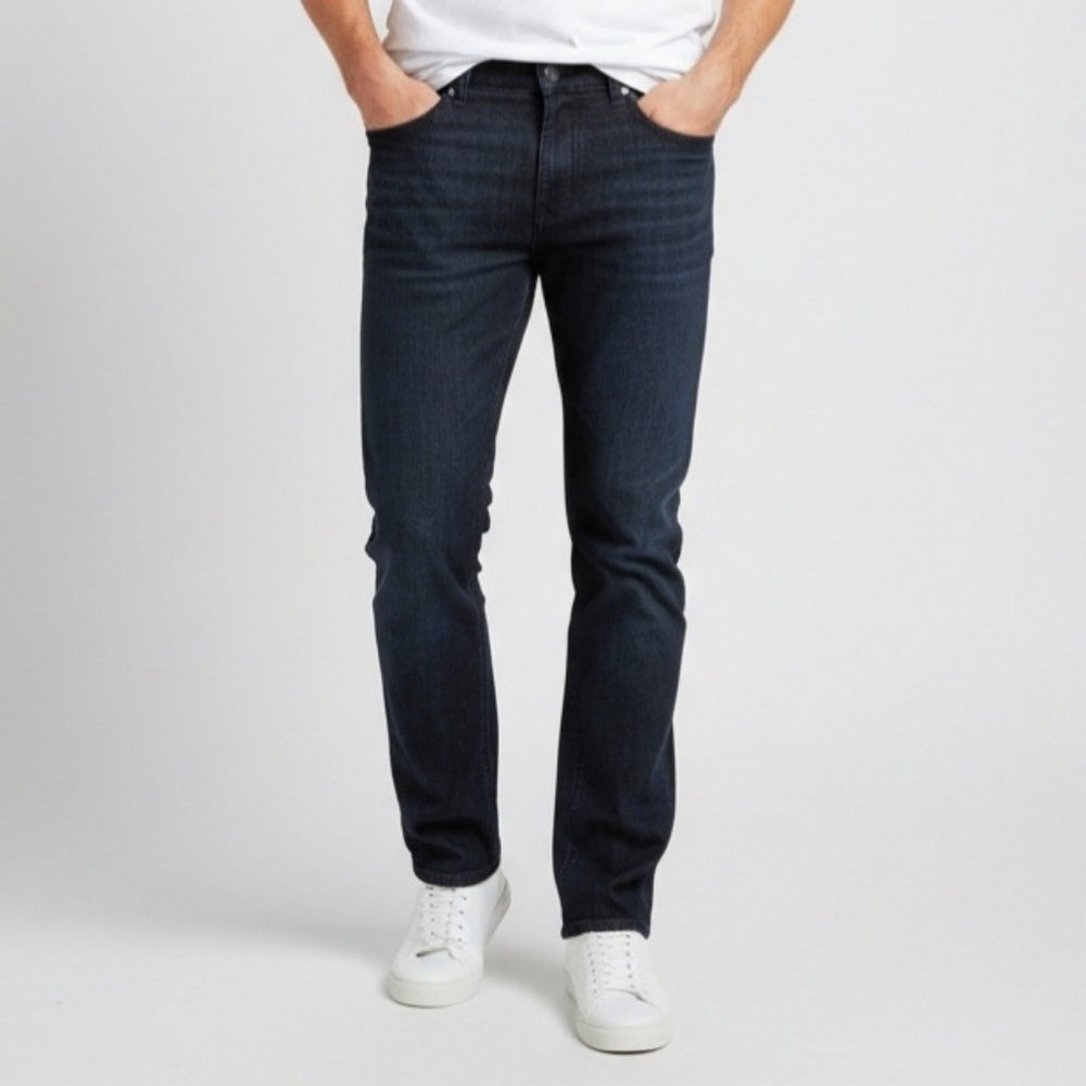 Calvin Klein Slim Straight Jeans Boys Youth Size 18 Blue Dark Rinse
